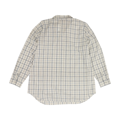 White Plaid Button Down