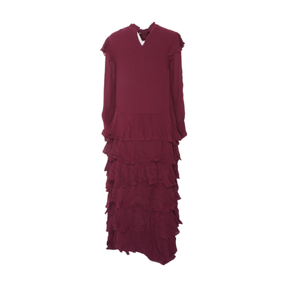 Maroon Maxi Dress
