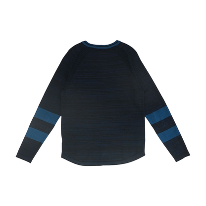 Navy Striped Pullover Sweater