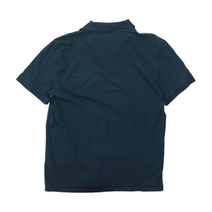 Navy Solid Short Sleeve Polo