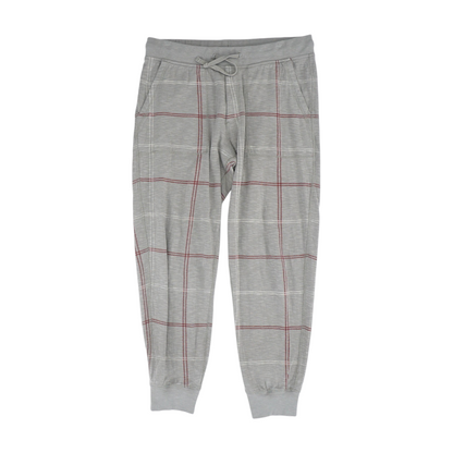 Gray Plaid Pajama Bottom