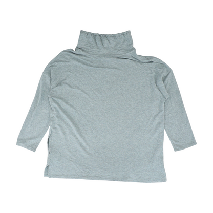 Gray Solid Hoodie Pullover