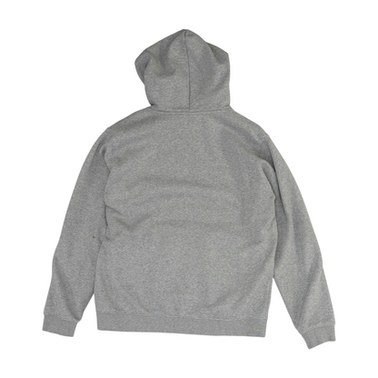 Gray Solid Hoodie Pullover