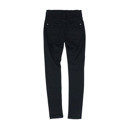Black Solid Jeans