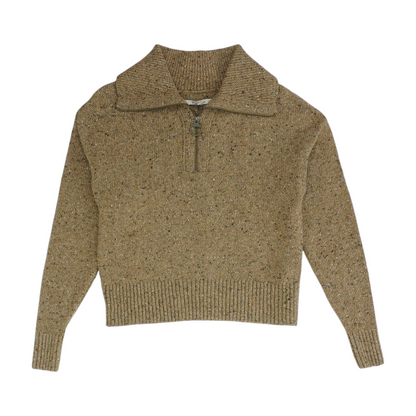 Brown 1/4 Zip Sweater