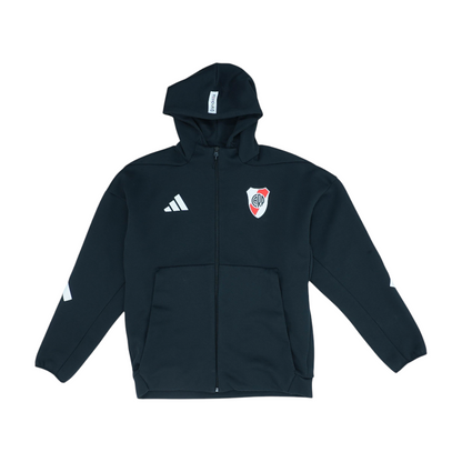 Black Club Atlético River Plate Solid Active Jacket