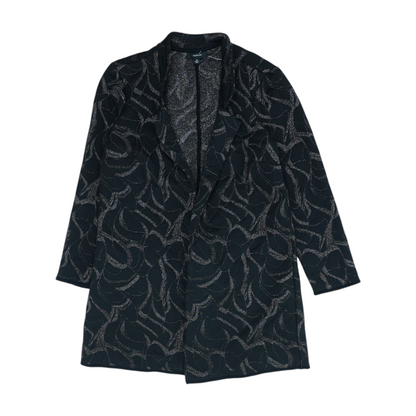 Black Print Blazer