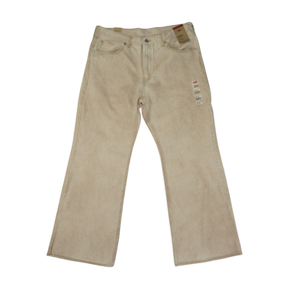 Beige Bootcut Jeans