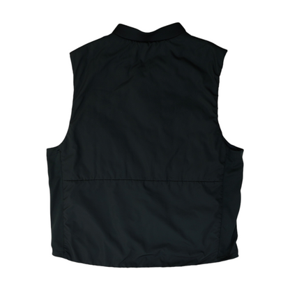 Black Solid Active Vest