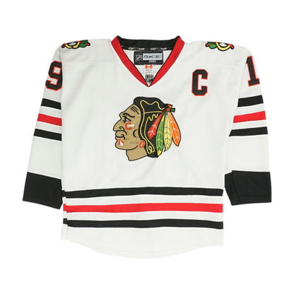 Men's White Chicago Blackhawks Long Sleeve Jersey