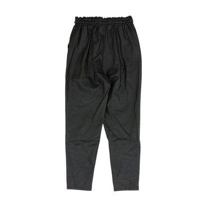 Black Solid Pants