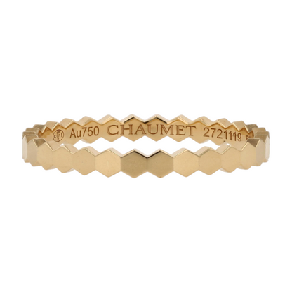 18K Yellow Gold Band Ring