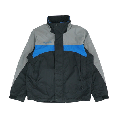 Vintage Black Color Block Jacket