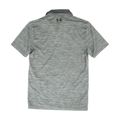 Gray Abstract Short Sleeve Polo
