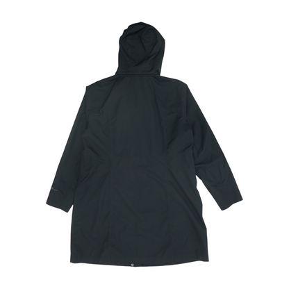 Black Solid Rain Jacket