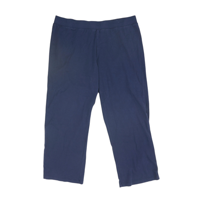 Blue Plus Straight Pants