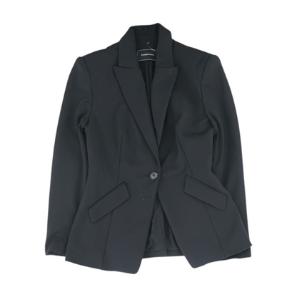 Black Solid Blazer