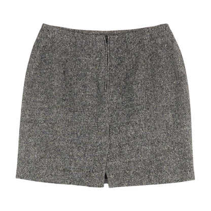 Gray Misc Mini Skirt
