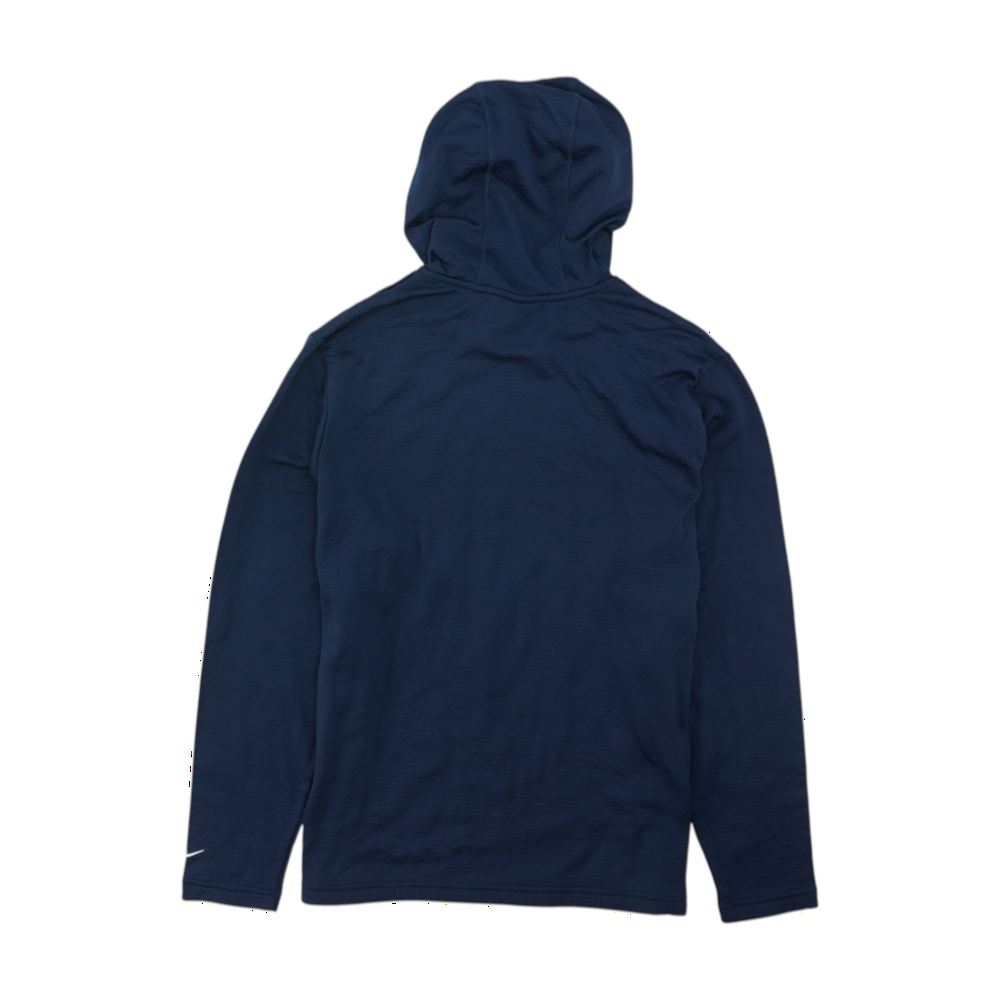 Navy Solid Hoodie Pullover