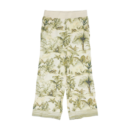 Green Graphic Pants