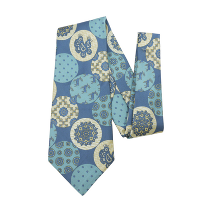 Blue Abstract Neck Tie