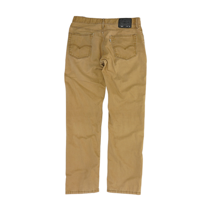 514 Tan Straight Jeans