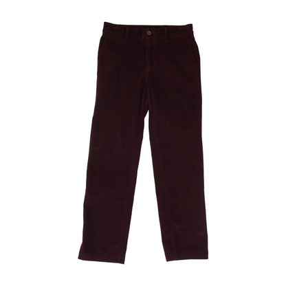 Burgundy Regular Pants