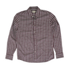 Burgundy Check Long Sleeve Button Down