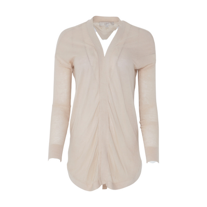 Beige Cardigan Sweater