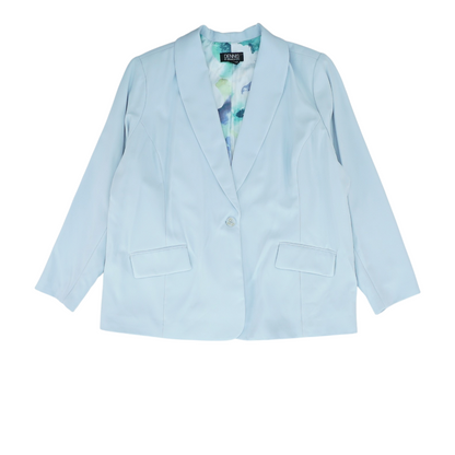 Blue Plus Solid Blazer