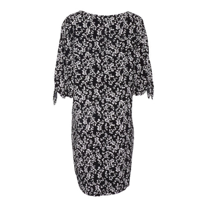 Black Floral Midi Dress