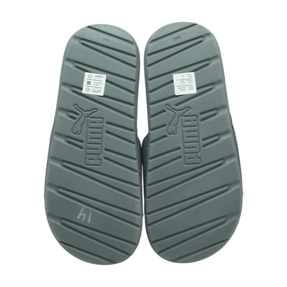 Gray Athletic Slides