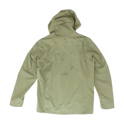 Green Solid Rain Jacket