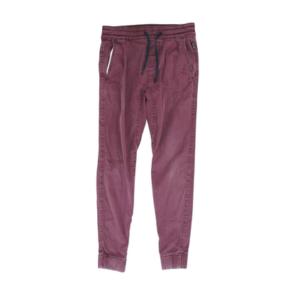 Maroon Tapered Pants