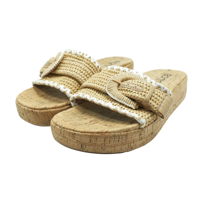 Tan Flat Sandals