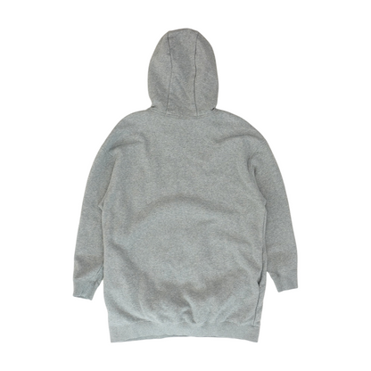 Gray Solid Hoodie Pullover
