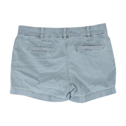 Gray Solid Chino Shorts
