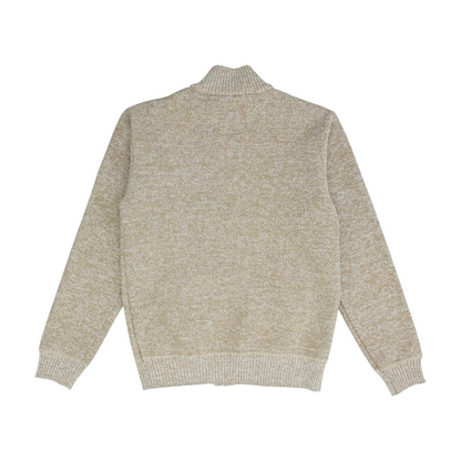 Beige Color Block Jacket