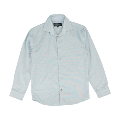 Blue Check Long Sleeve Button Down