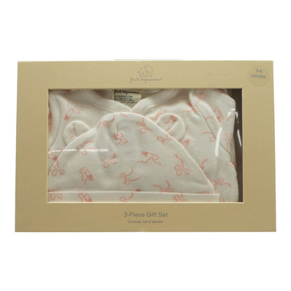 3 Piece Gift Set - Pink Ballerina Print