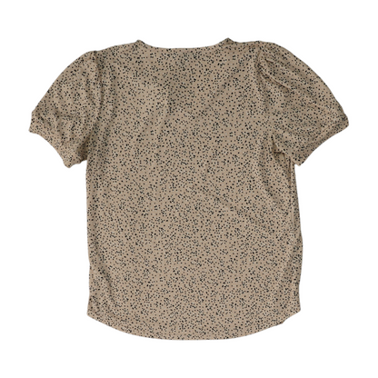 Beige Polka Dot Blouse