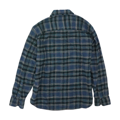 Blue Plaid Flannel Button Down