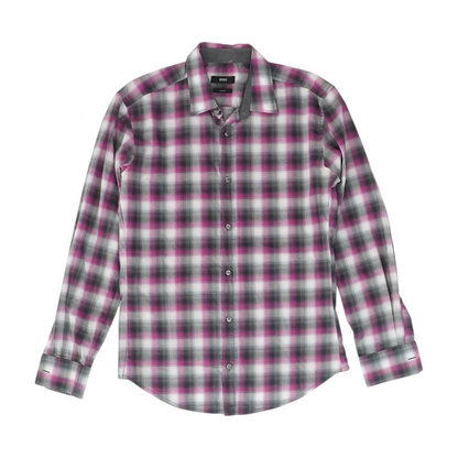 Multi Plaid Long Sleeve Button Down