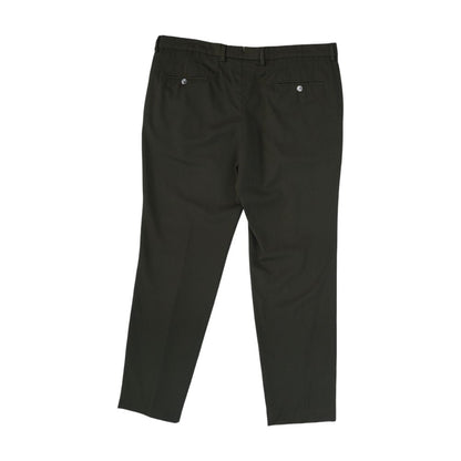 Green Solid Chino Pants