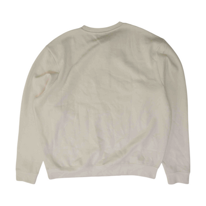 White Tall Solid Sweatshirt Pullover