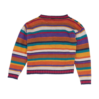 Multi Abstract Pullover Sweater