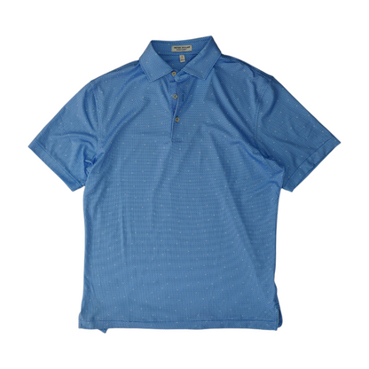 Blue Print Short Sleeve Polo