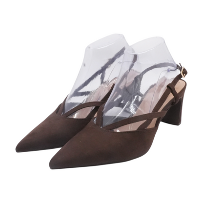 Brown Block Heels