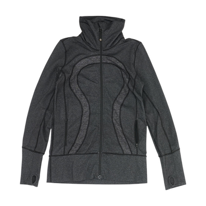 Gray Solid Active Jacket