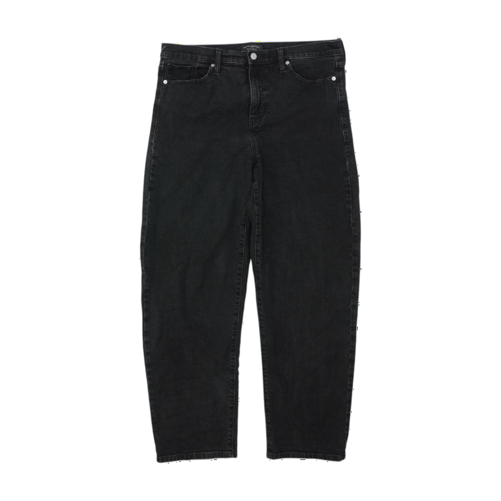 Black Tall Wide Leg Jeans